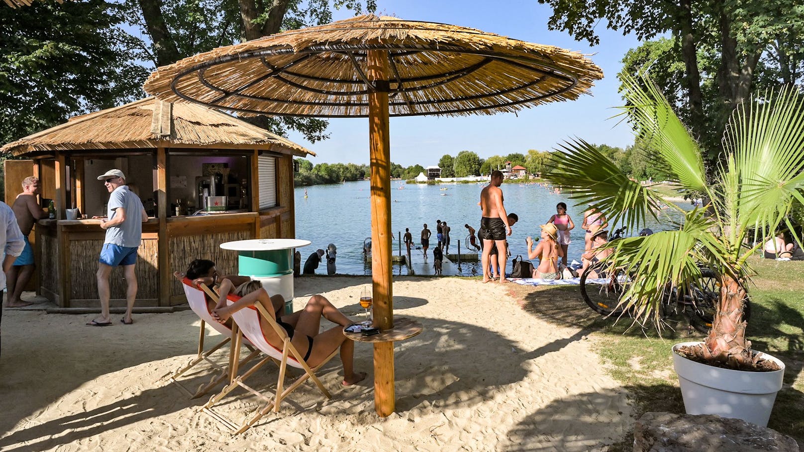 Beach-Flair am Ratzersdorfer See in St. Pölten