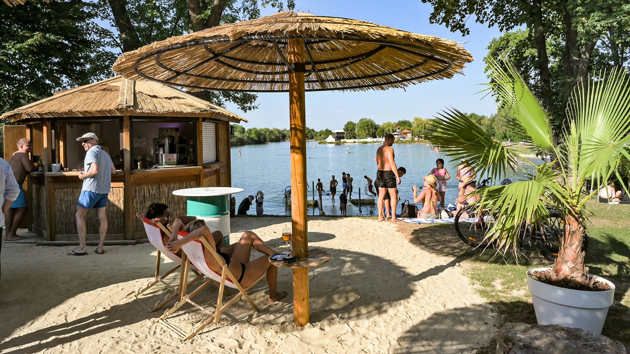 Beach-Flair am Ratzersdorfer See