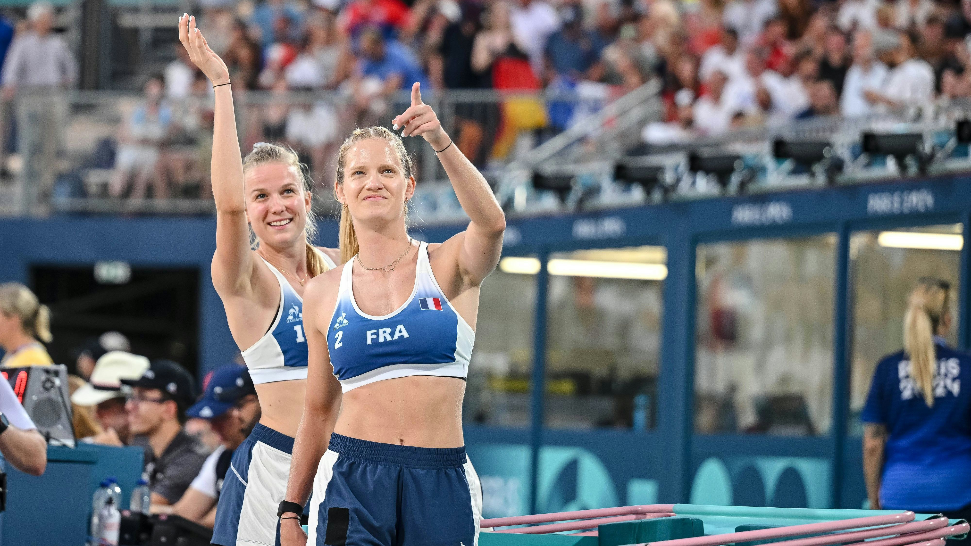 Lezana Placette und ihre Teamkollegin Alexia Richard setzten bei den Olympischen Spielen in Paris ein Zeichen. 