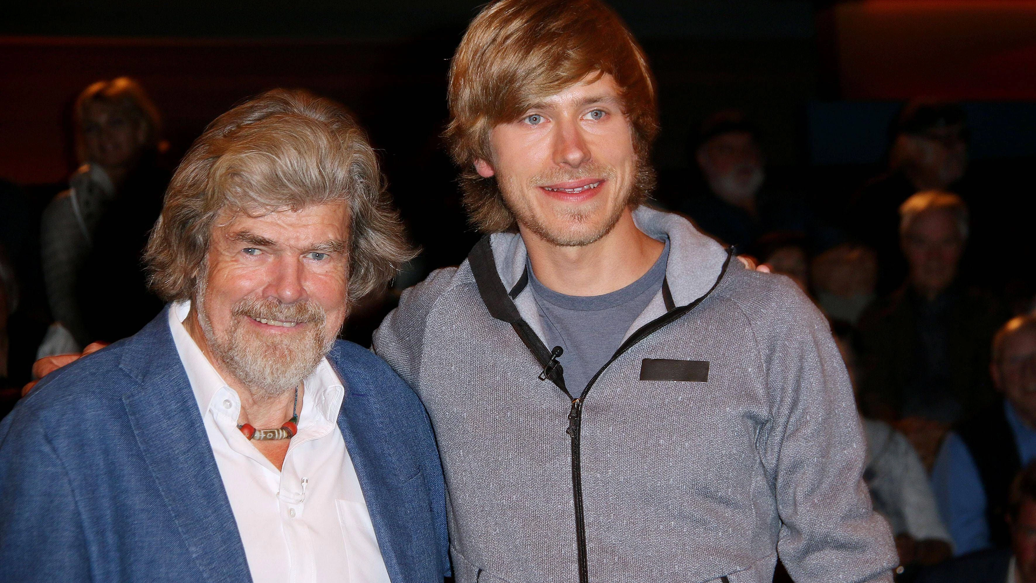 Reinhold Messner und sein Sohn Simon Messner. 
