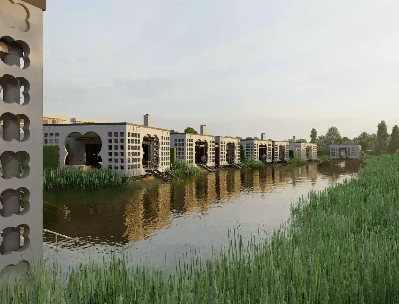 Die Silent Villas der Therme Laa bieten exklusive Erholung für Erwachsene. (Rendering)