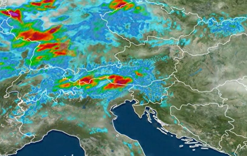 Die Animation auf Wetter.tv verrät, wann und wo in Österreich mit Gewittern zu rechnen ist. 
