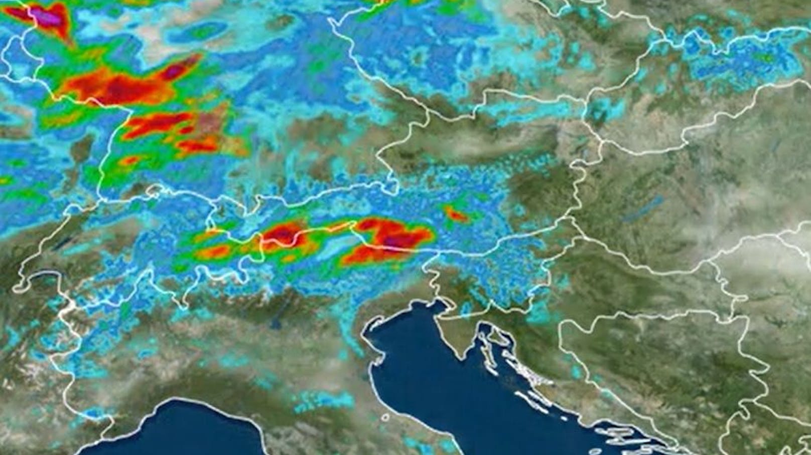 Wetter-Video zeigt, wann und wo es in Österreich kracht