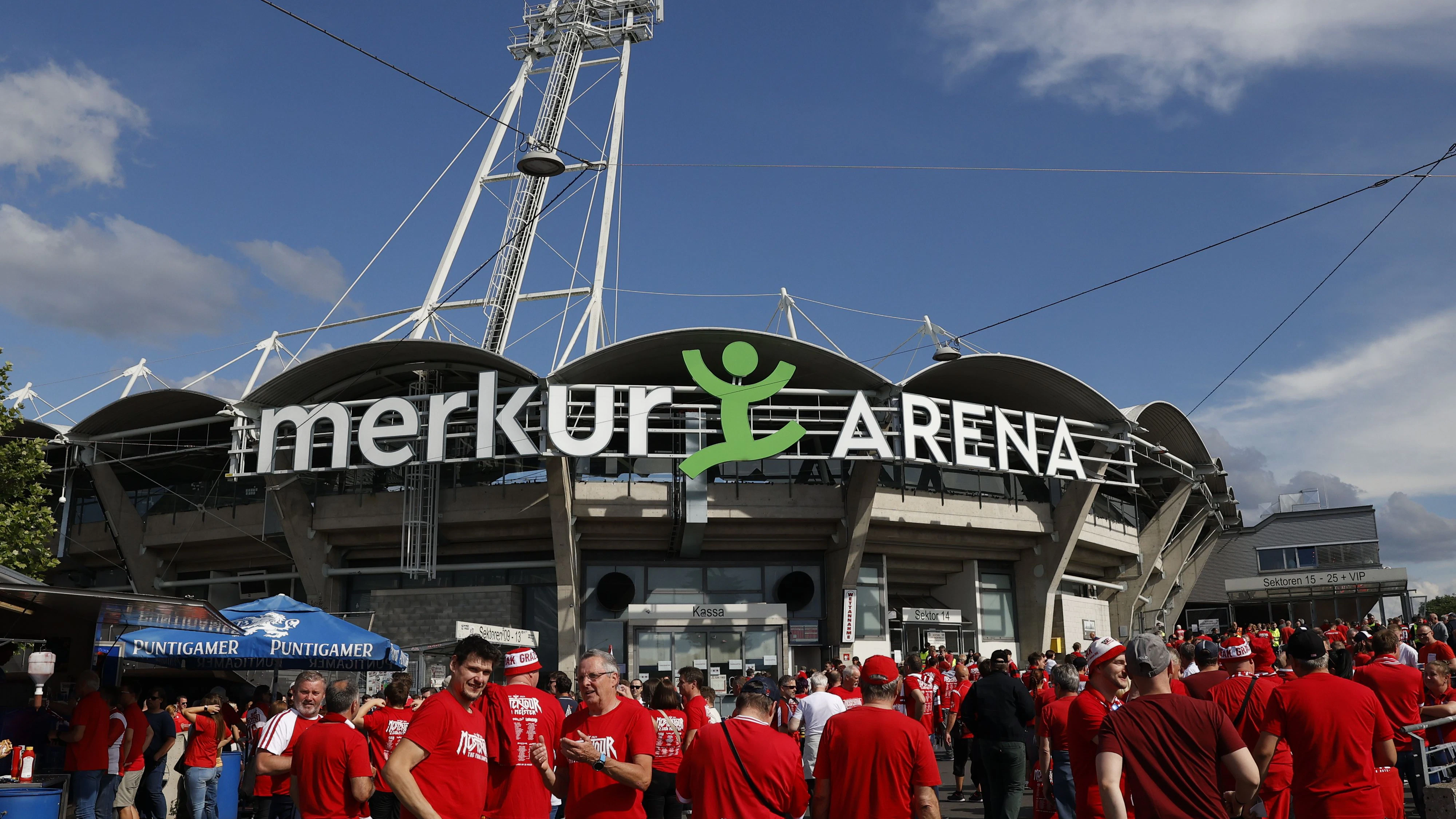 Der Vorfall ereignete sich in der Merkur-Arena in Graz.
