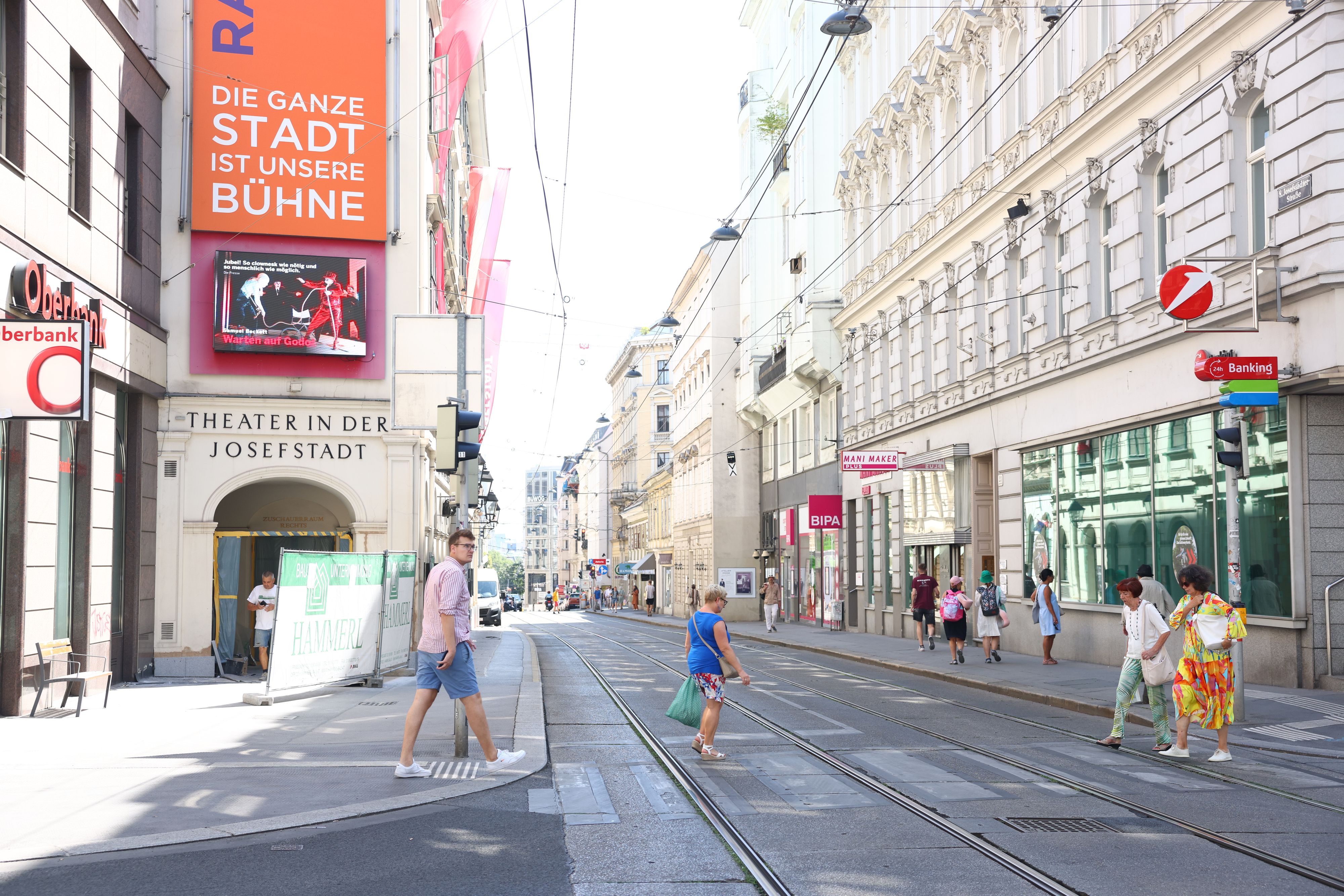 Die Josefstädter Straße wird ab Herbst aufgehübscht.