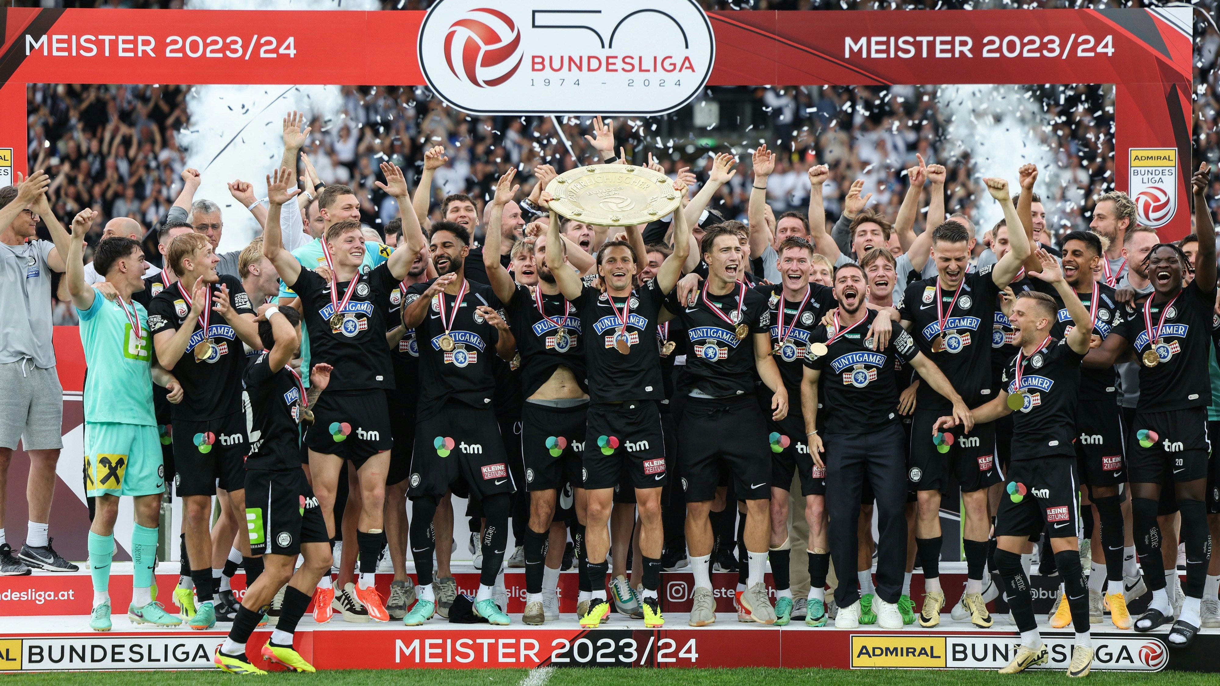 In der letzten Saison schnappte sich Sturm den Titel.