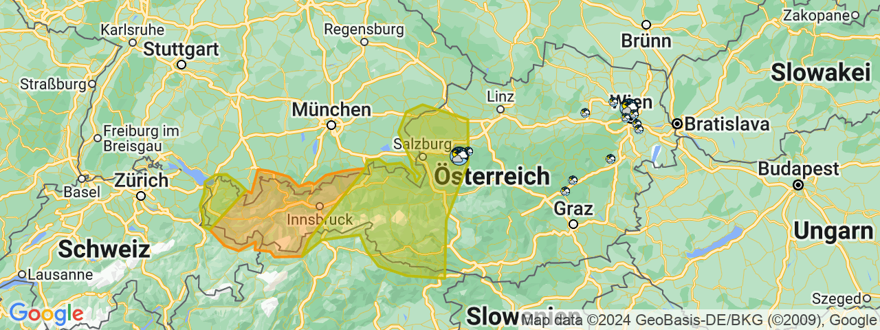 Am Mittwoch drohen in mehreren Regionen des Landes schwere Unwetter. 