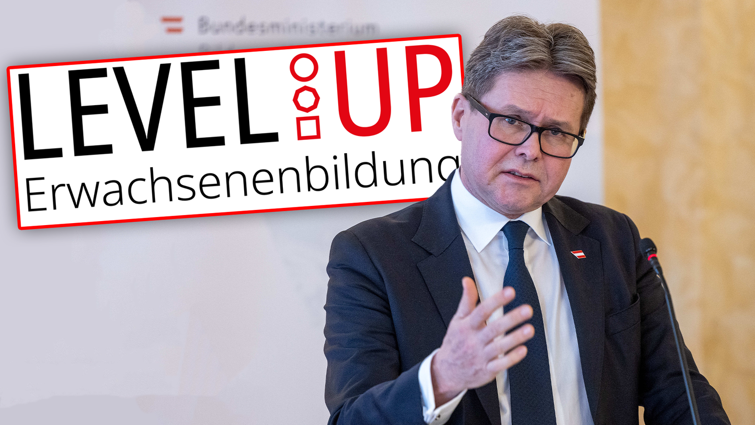 Bildungsminister Martin Polaschek (ÖVP) präsentierte den Ausbau der Initiative 