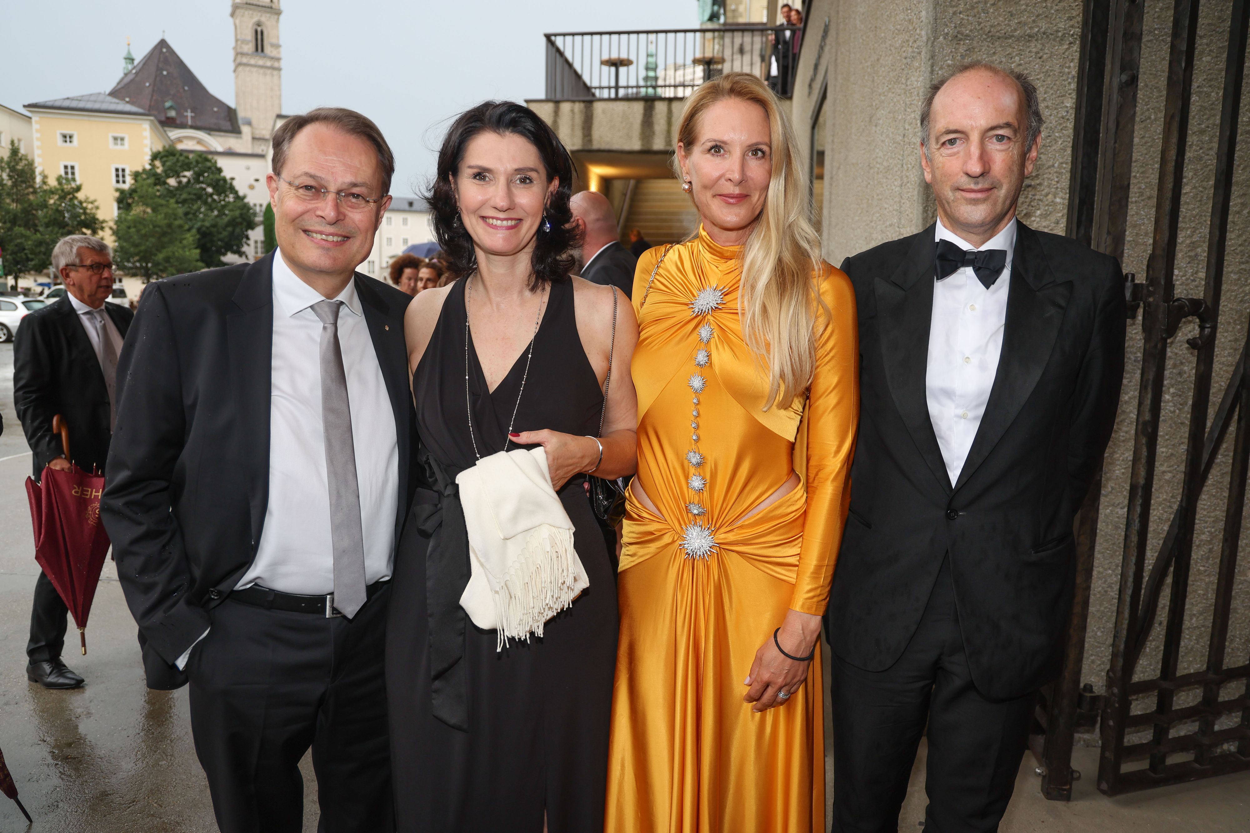 Spar-Aufsichtsrat Gerhard Drexel mit Ehefrau Andrea und 