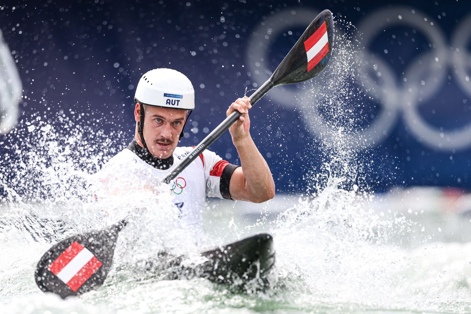 Felix Oschmautz, Österreichs bester Wildwasser-Kanute. 