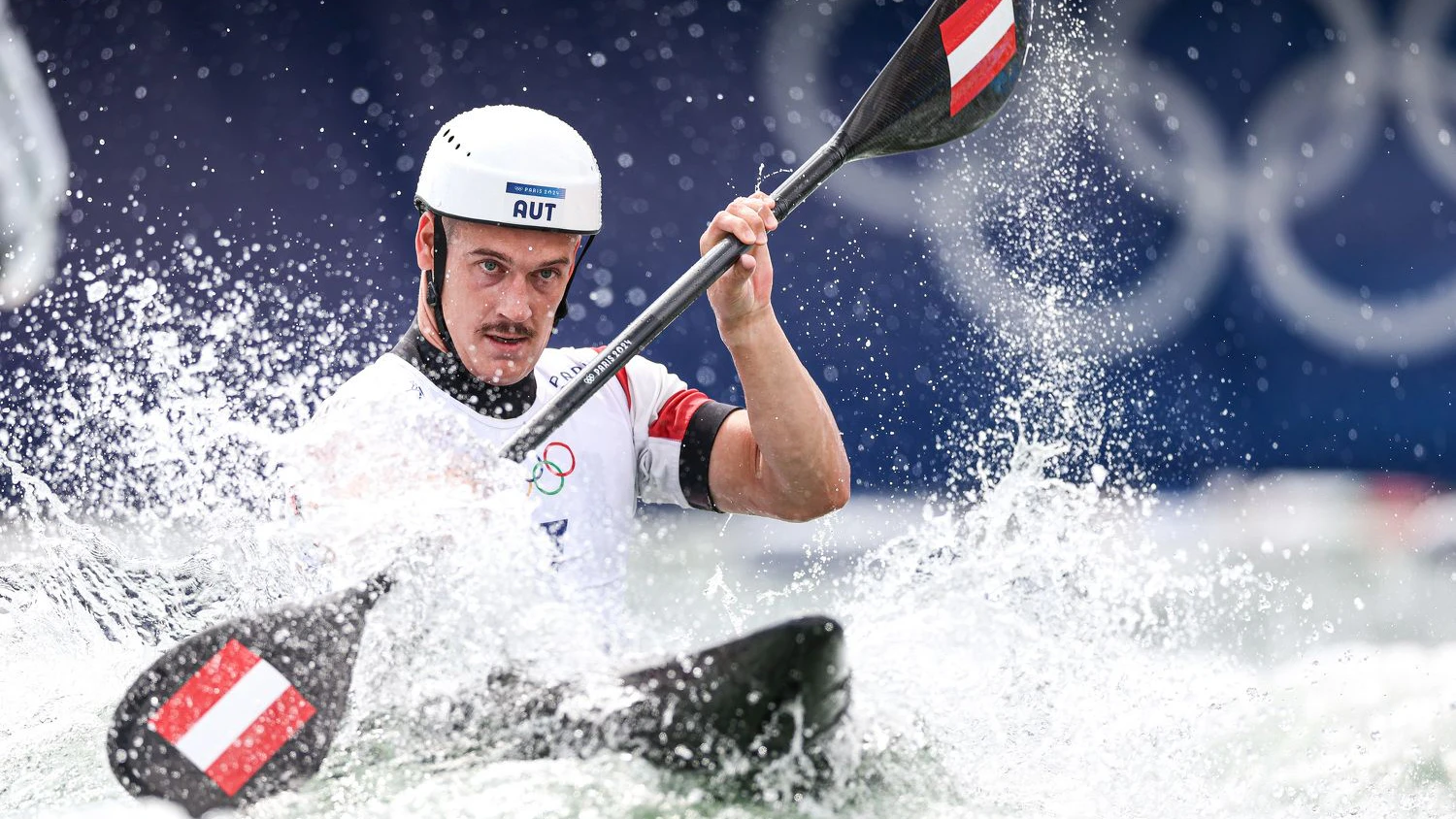 Felix Oschmautz, Österreichs bester Wildwasser-Kanute. 