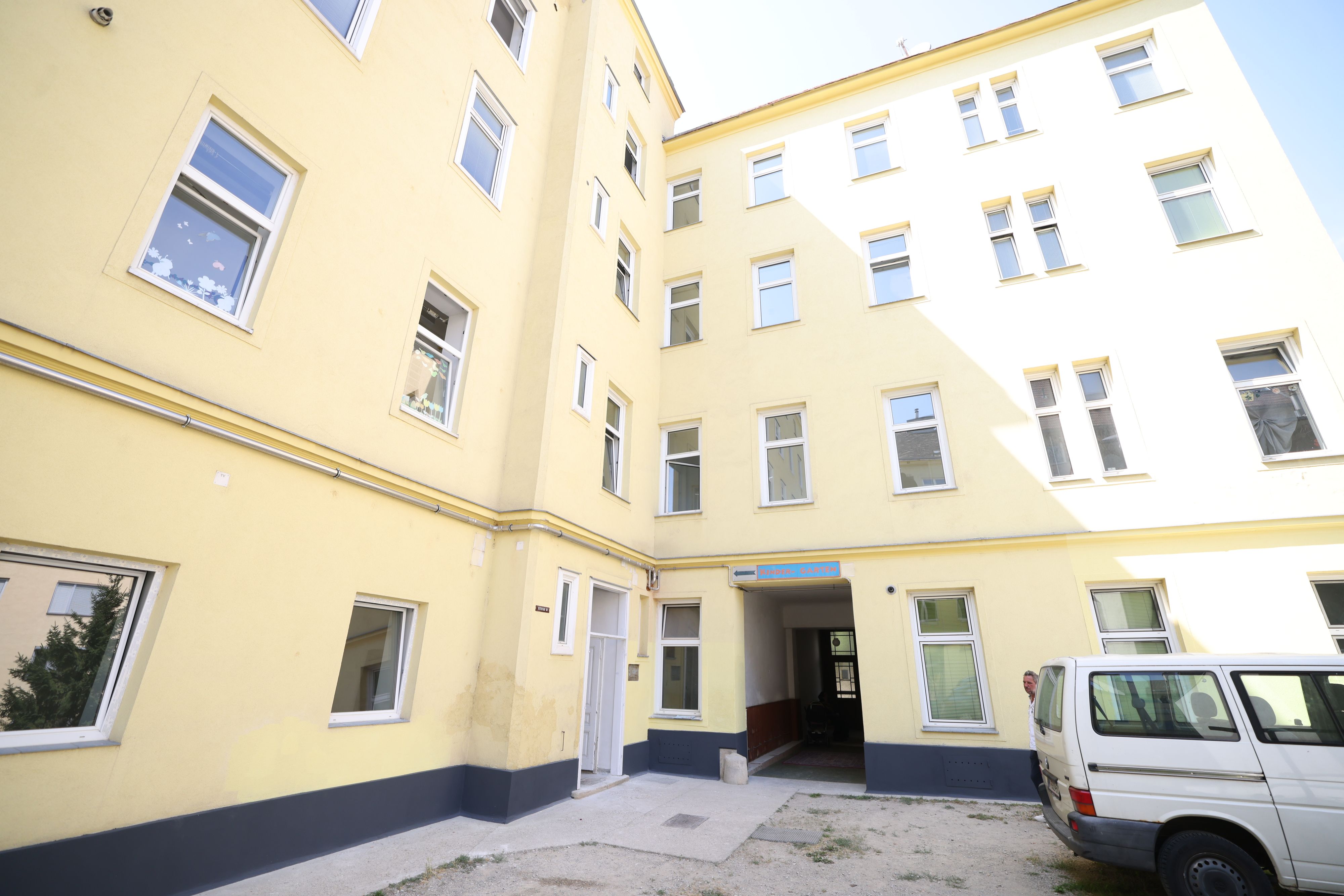 In dieser Wohnhausanlage ereignete sich die schreckliche Bluttat.