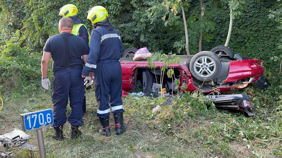 Unfall bei Persenbeug.