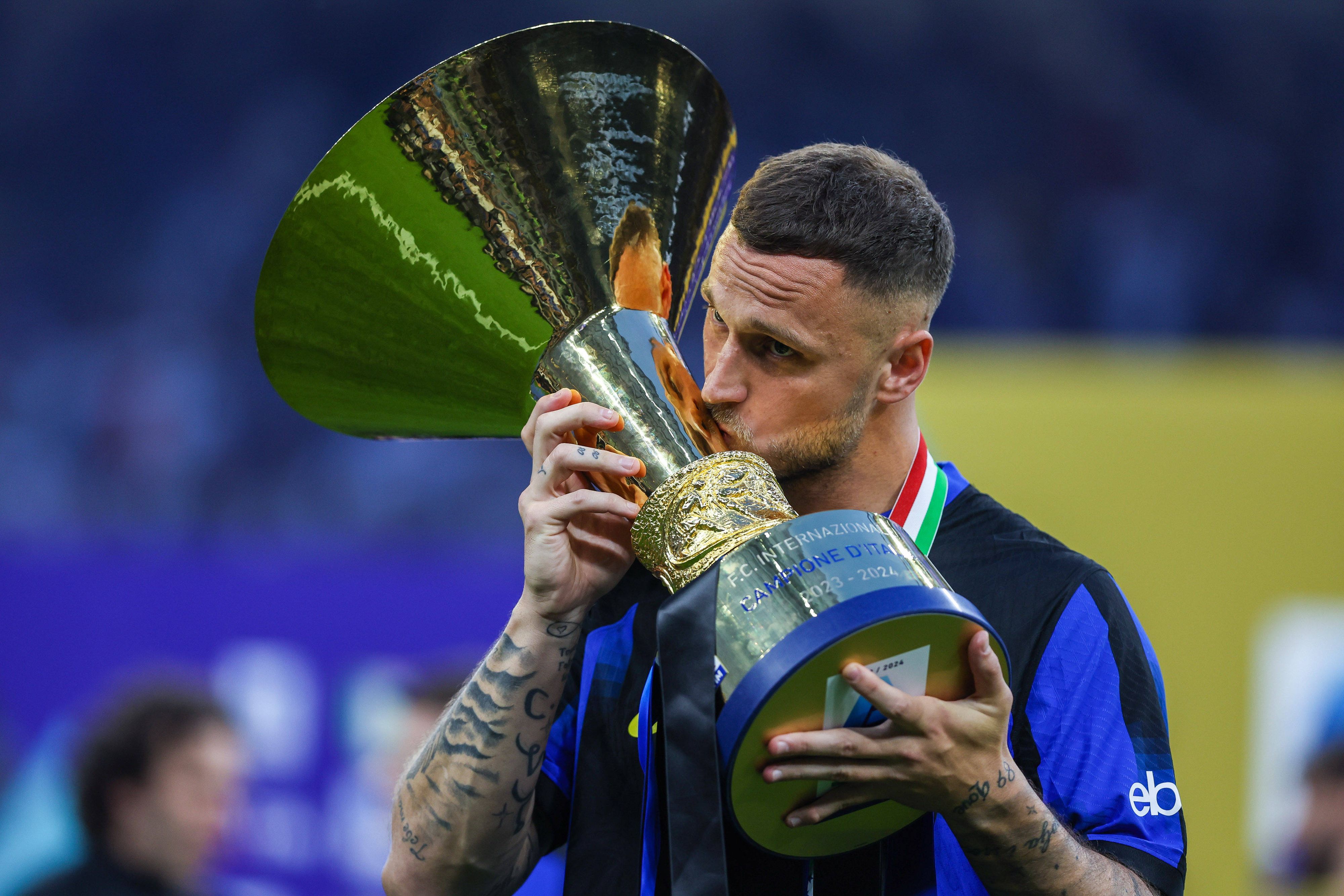 Vor der EURO feierte Marko Arnautovic mit Inter den italienischen Meistertitel.