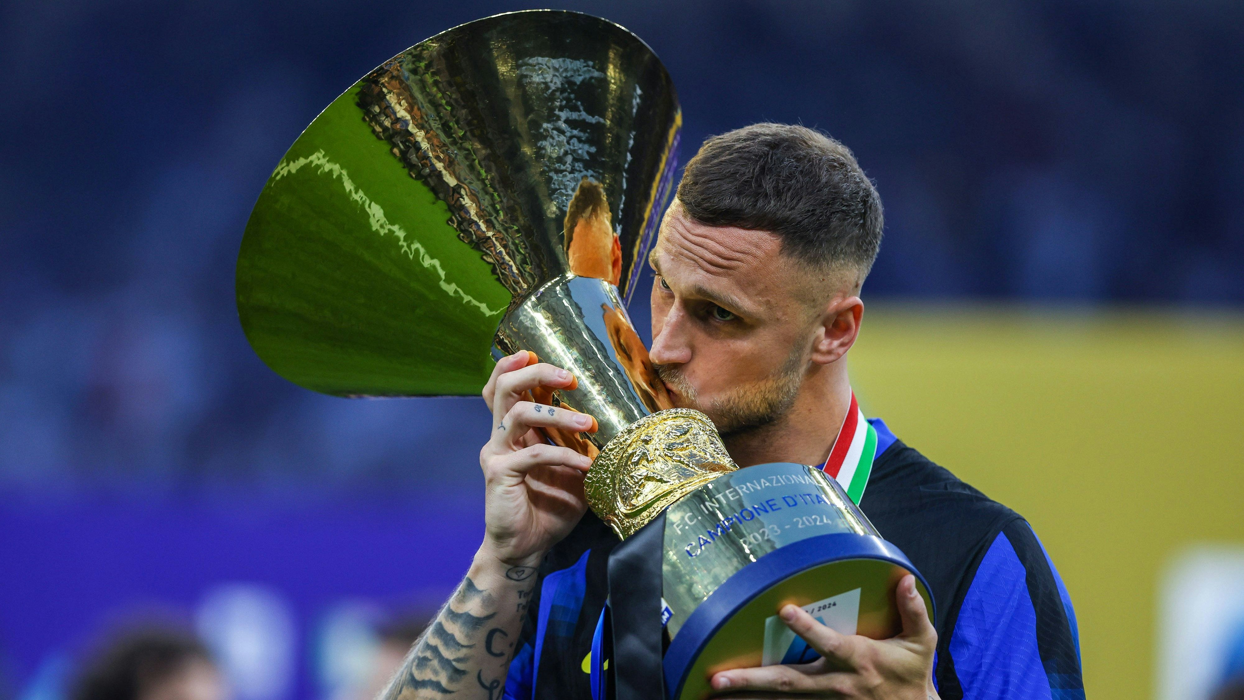Vor der EURO feierte Marko Arnautovic mit Inter den italienischen Meistertitel.