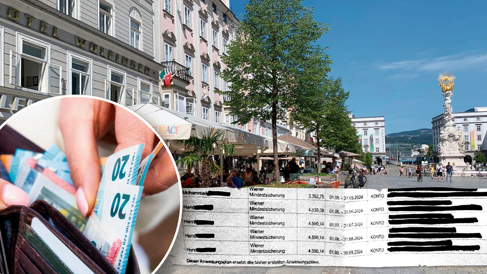 Heftige Debatten löst die Höhe der Mindestsicherung in Wien aus. In OÖ würde die Familie weniger Geld bekommen, so das Land.