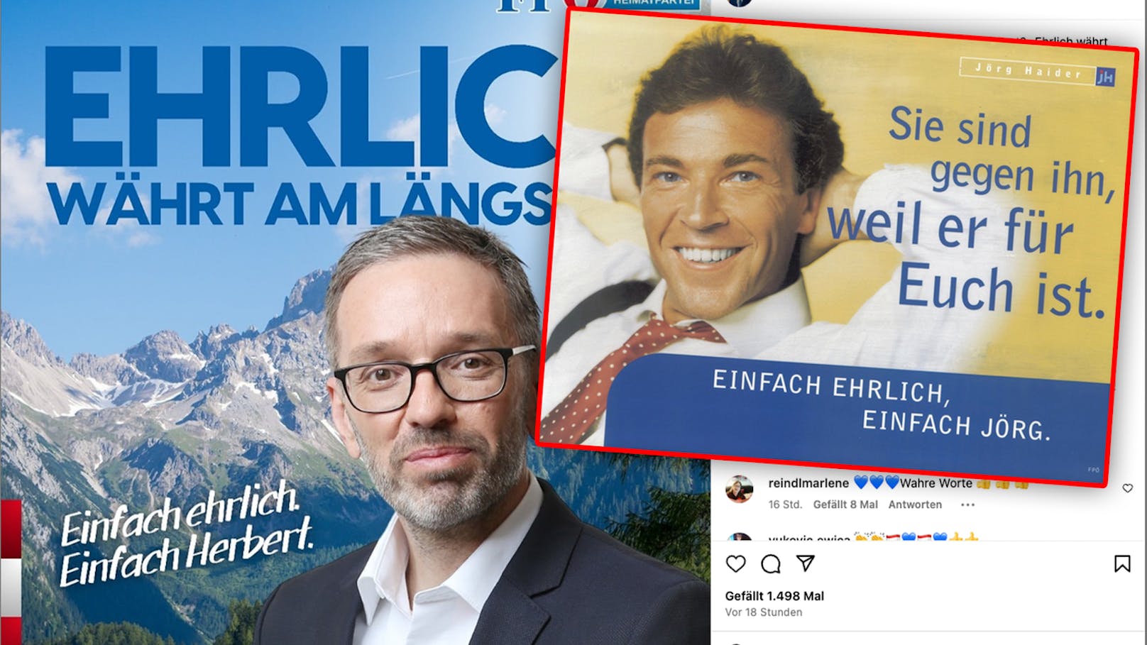 "Einfach ehrlich" – Kickl wärmt Haider-Slogan auf