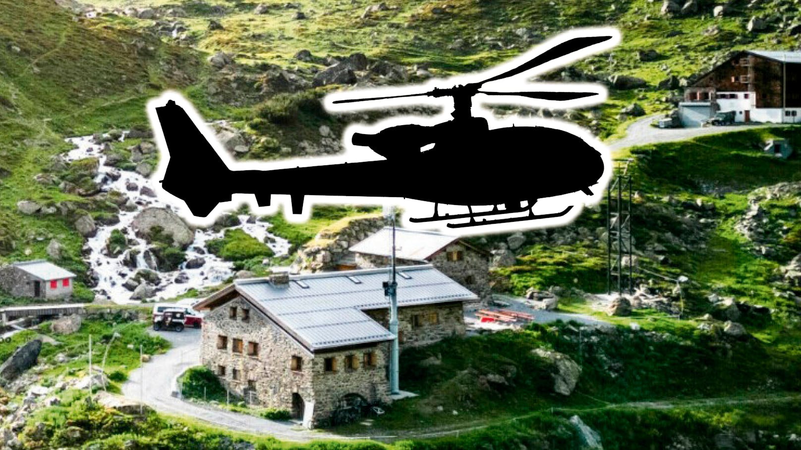 Mysteriöse US-Helikopter-Landung bei Alm-Hütte