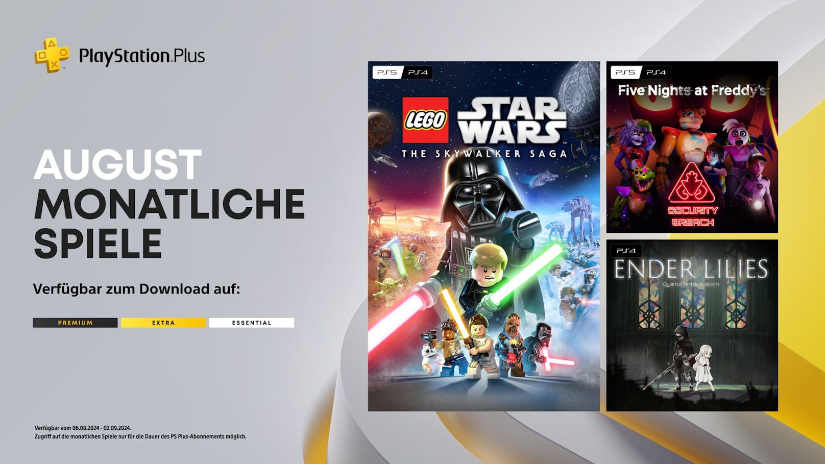 Die monatlichen PlayStation Plus-Titel im August für PS4 und PS5.