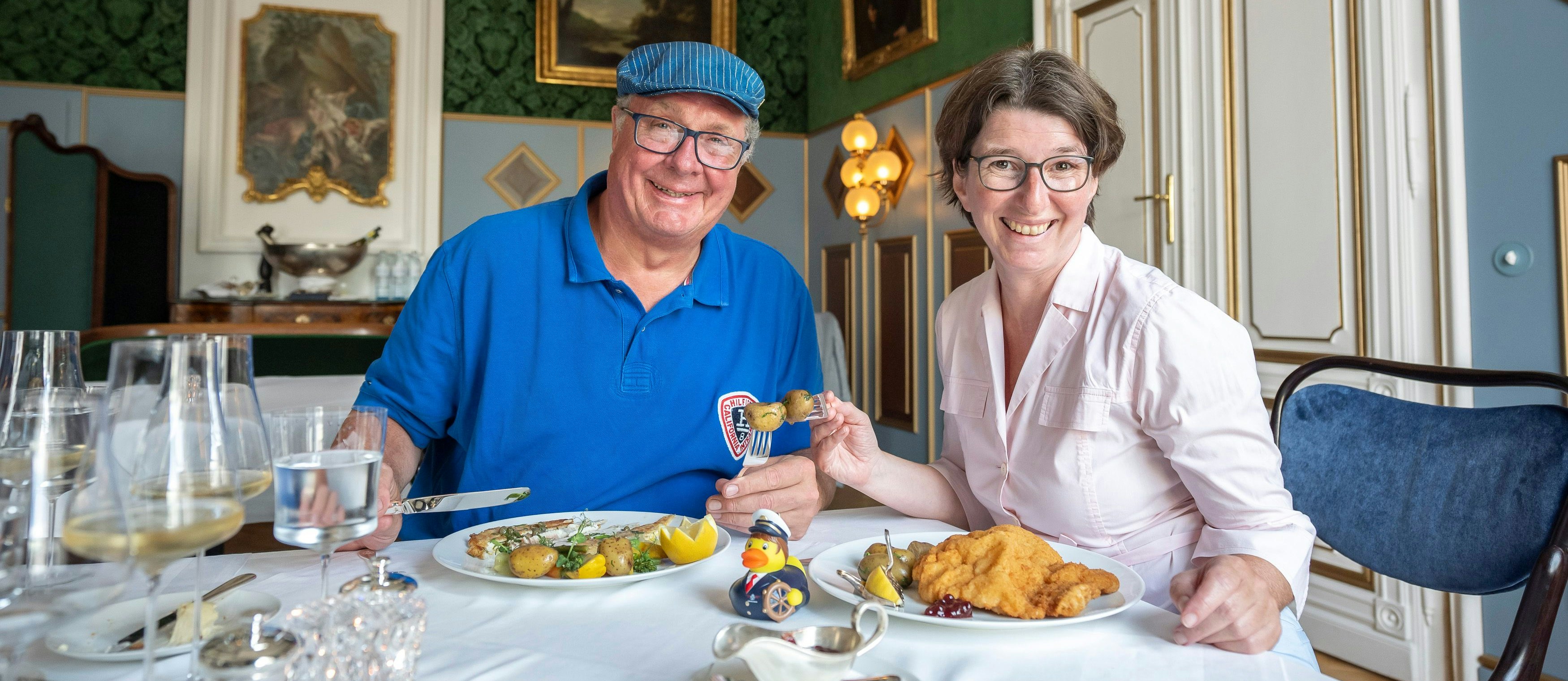 Kosten sich für Newsflix durch Wien und die Welt: Wolfgang Fischer und Jacqueline Pfeiffer