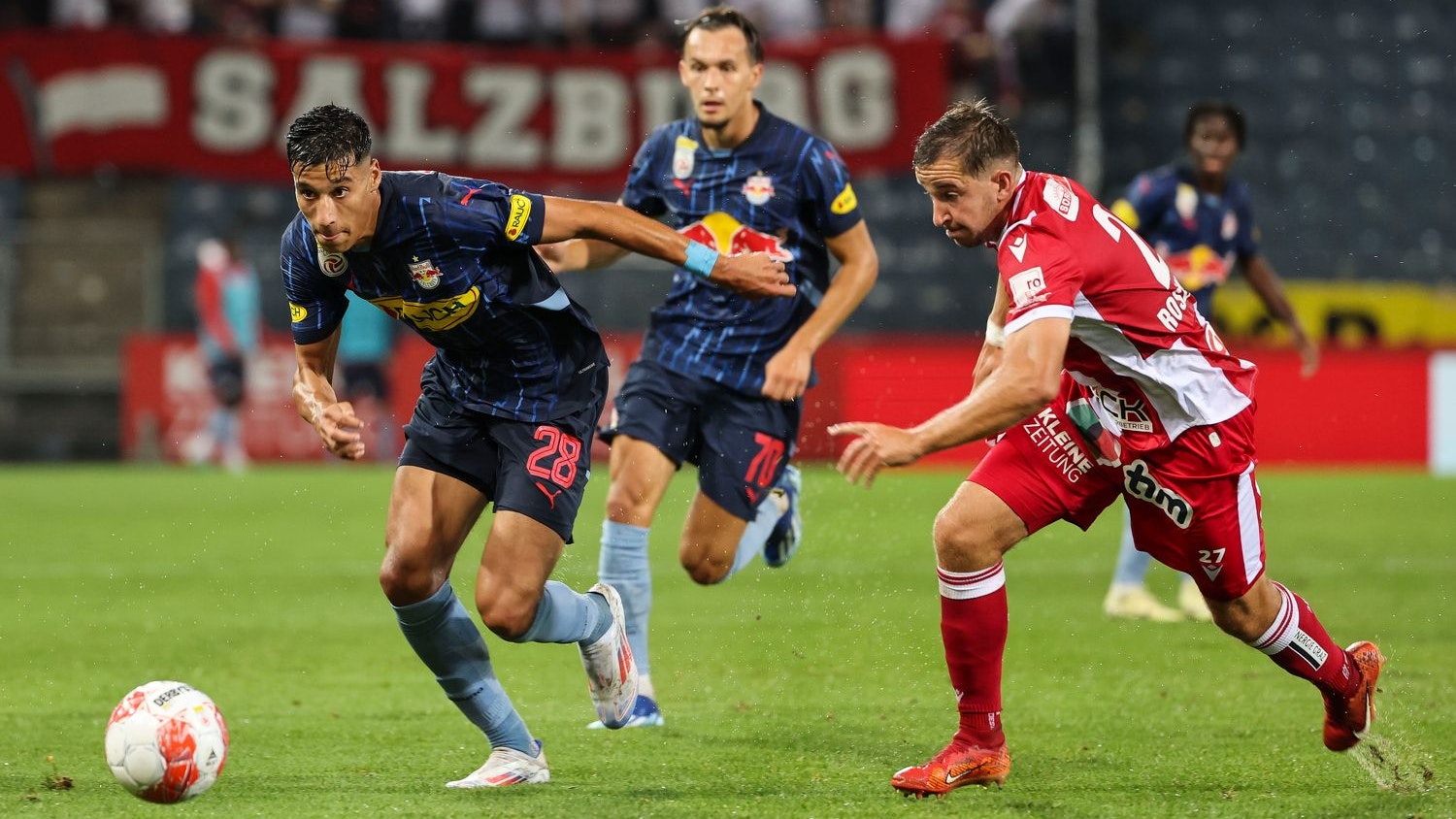 Salzburg musste gegen den GAK hart arbeiten