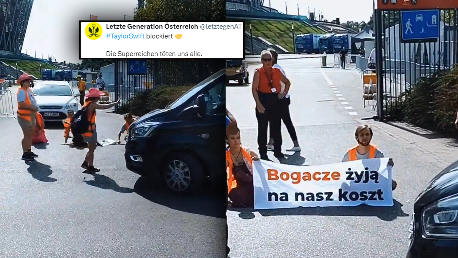 Die Letzte Generation macht ihren Ärger über die 