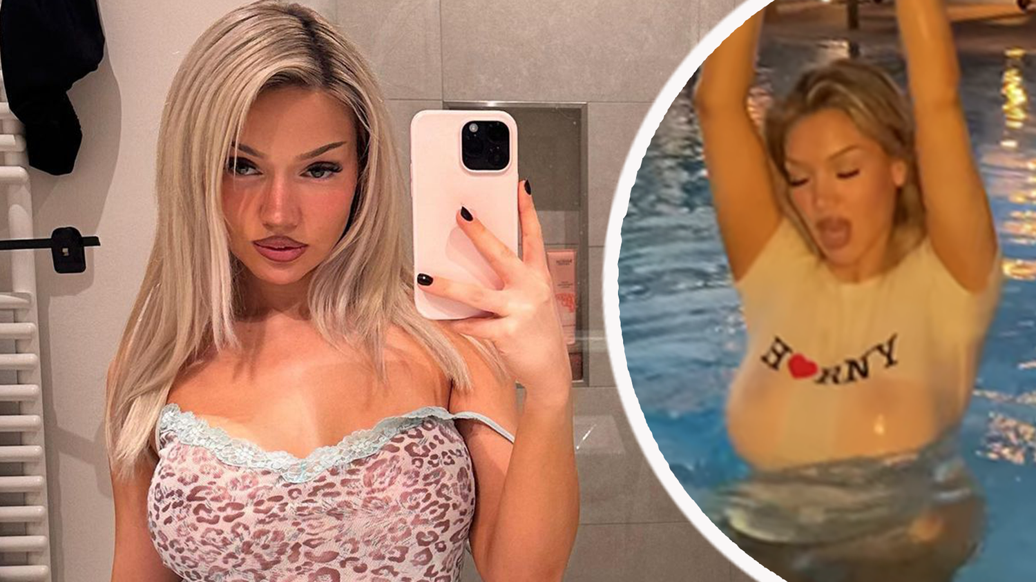 Shirin David feiert ihren Erfolg.