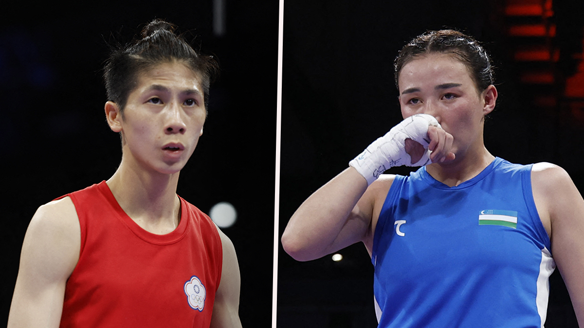 Lin Yu-Ting (l.) hat bei Olympia in Paris einen klaren Auftaktsieg gefeiert.