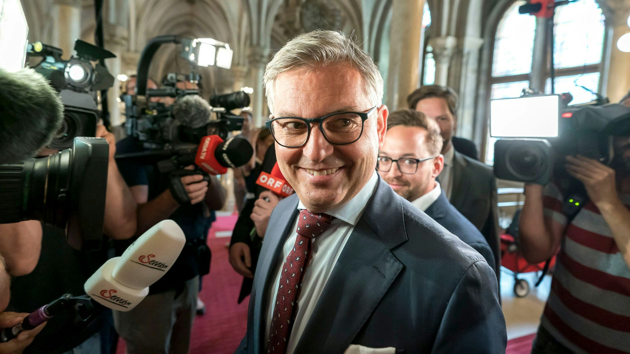 Fianzminister Magnus Brunner, Konjunkturprognose fünf Tage nach der Wahl: "Es ist klar, dass die Optik nicht ideal ist"