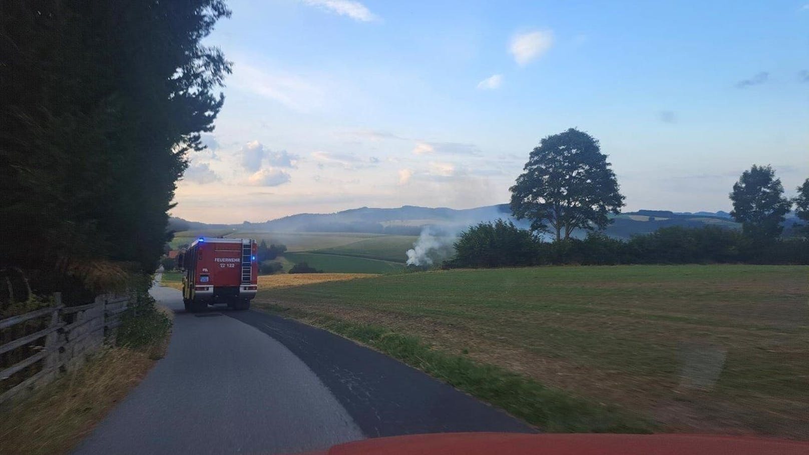 Die Feuerwehr konnte im Bezirk Neunkirchen einen großen Waldbrand verhindern