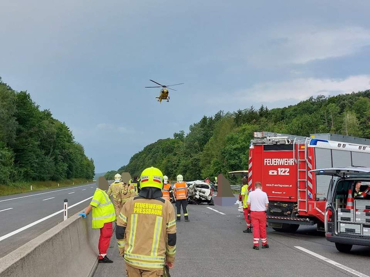 Schwerer Unfall forderte Todesopfer auf der A1