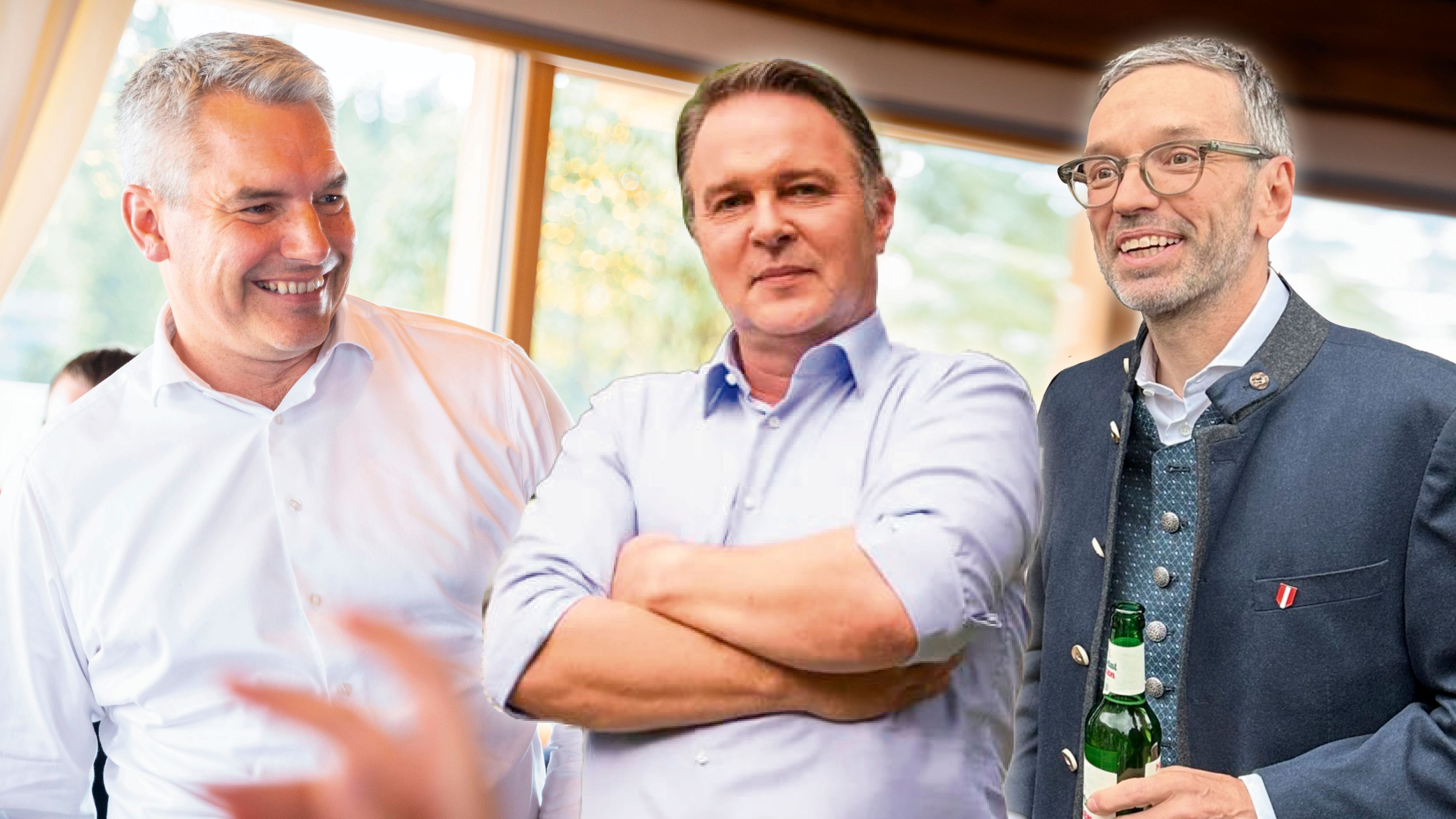 Die Chefs von ÖVP, SPÖ und FPÖ sind in einem heftigen Streit um die Mindestsicherung, ausgelöst durch den Fall einer syrischen Familie, die 4.600 Euro pro Monat bezieht.