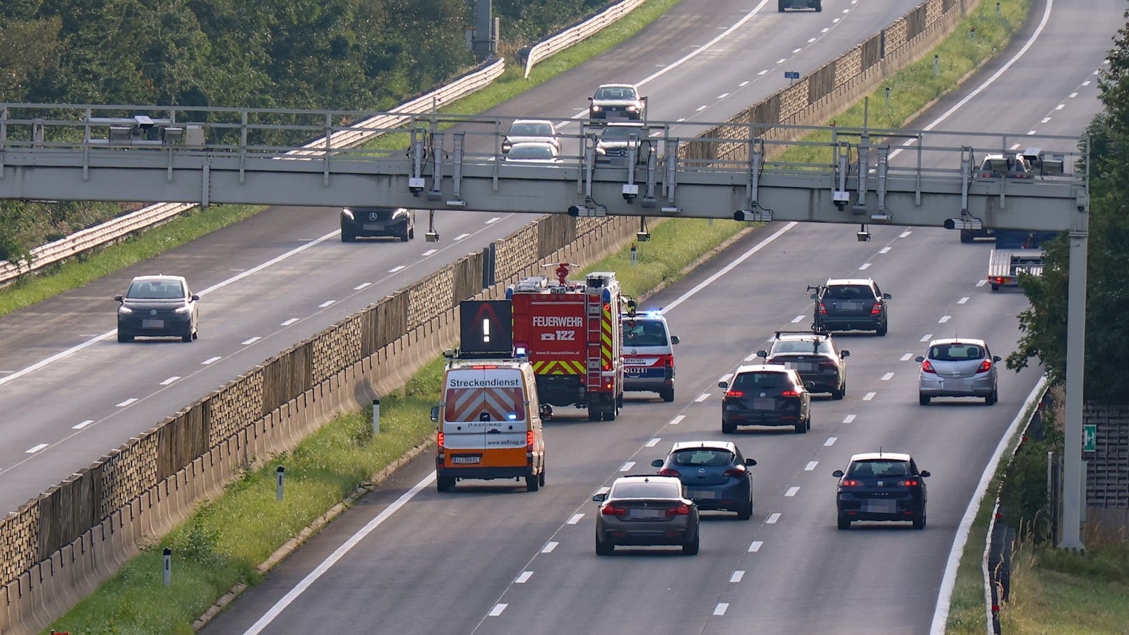 Einsatz in Oberösterreich – Crash auf der Westautobahn