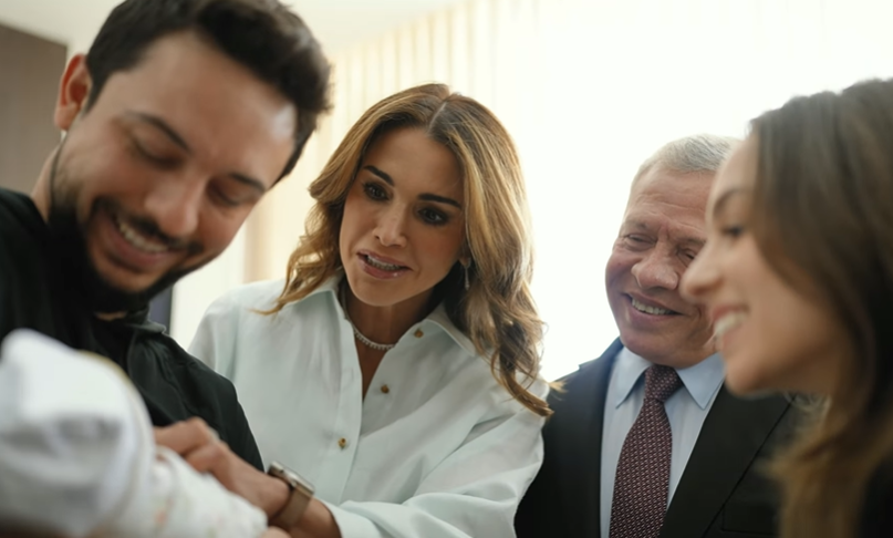 Kronprinz Hussein und seine Frau Rajwa sind erstmals Eltern geworden.