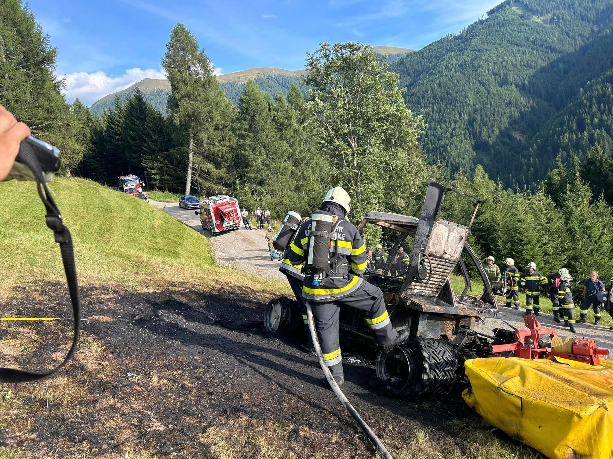 Die Feuerwehr konnte den Brand erfolgreich löschen.