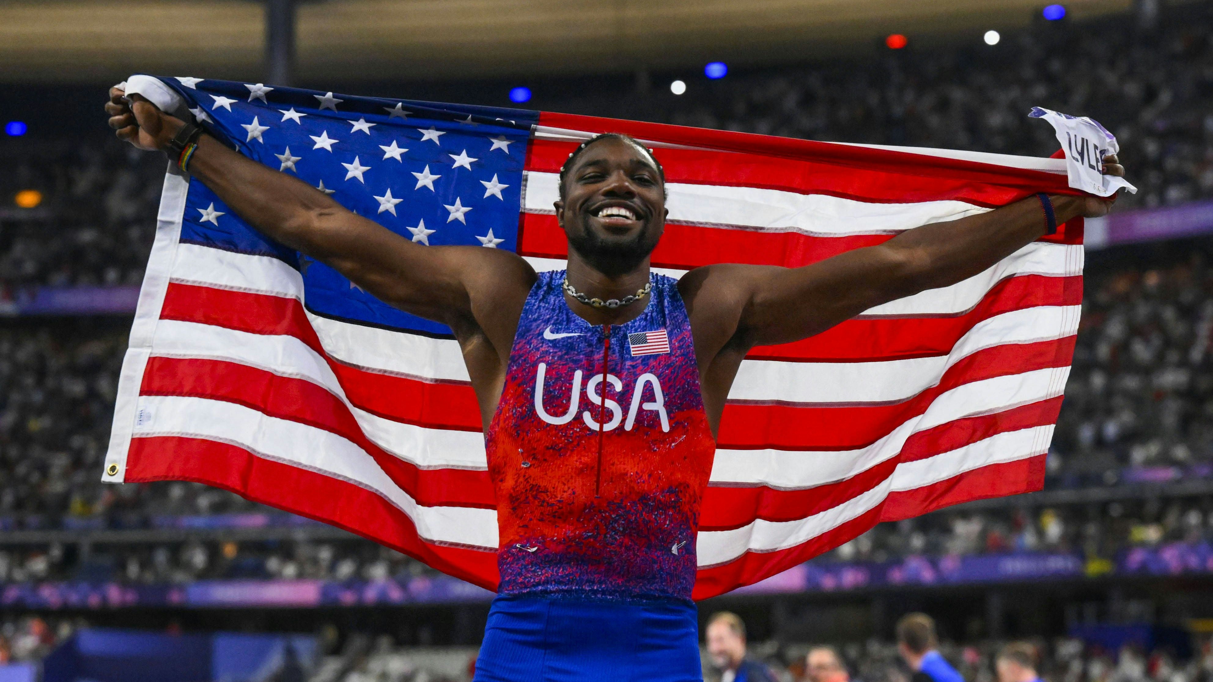 Noah Lyles ist am Thron von Olympia angekommen.
