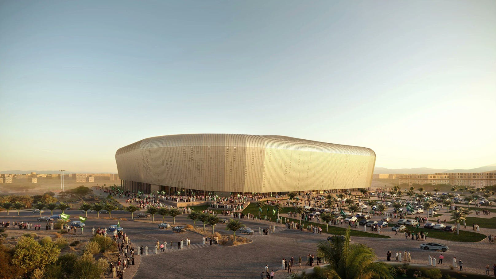 <strong>King Saud University Stadium, Riad</strong>: Dies ist das zweite Stadion, das bereits existiert und nur für die WM vergrößert wird. Nach dem Umbau sollen 46.000 Menschen darin Platz finden.