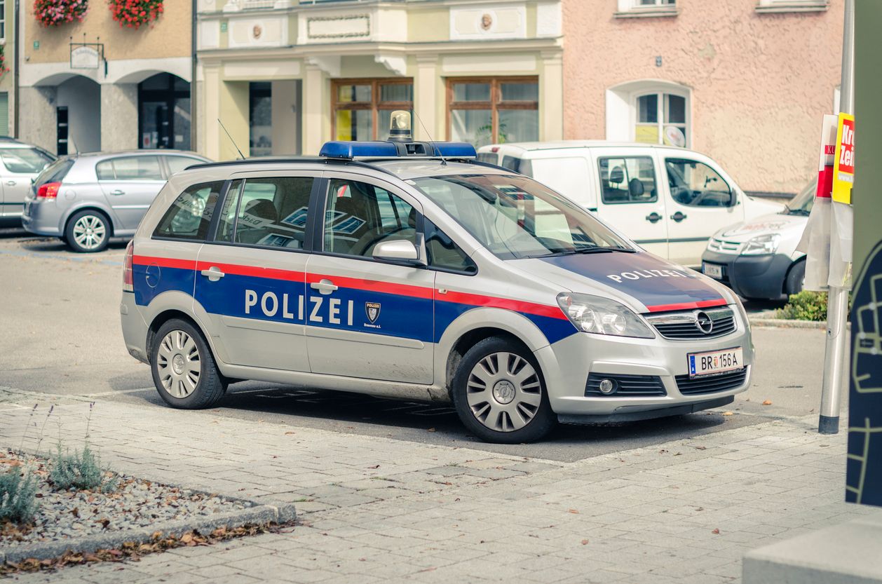 Die Polizei nahm dem Lenker an Ort und Stelle den Führerschein ab. (Symbolbild eines Polizeiautos)