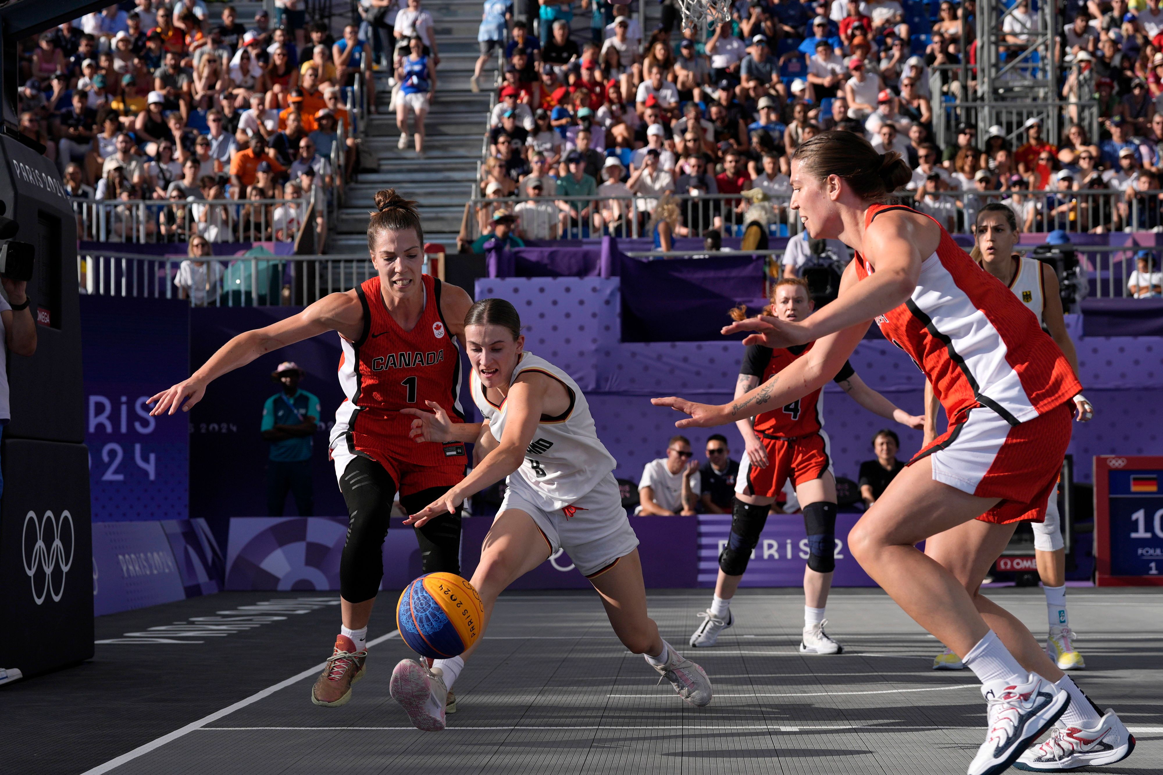 Deutschlands Basketballerinnen schlugen Kanada im Finale.