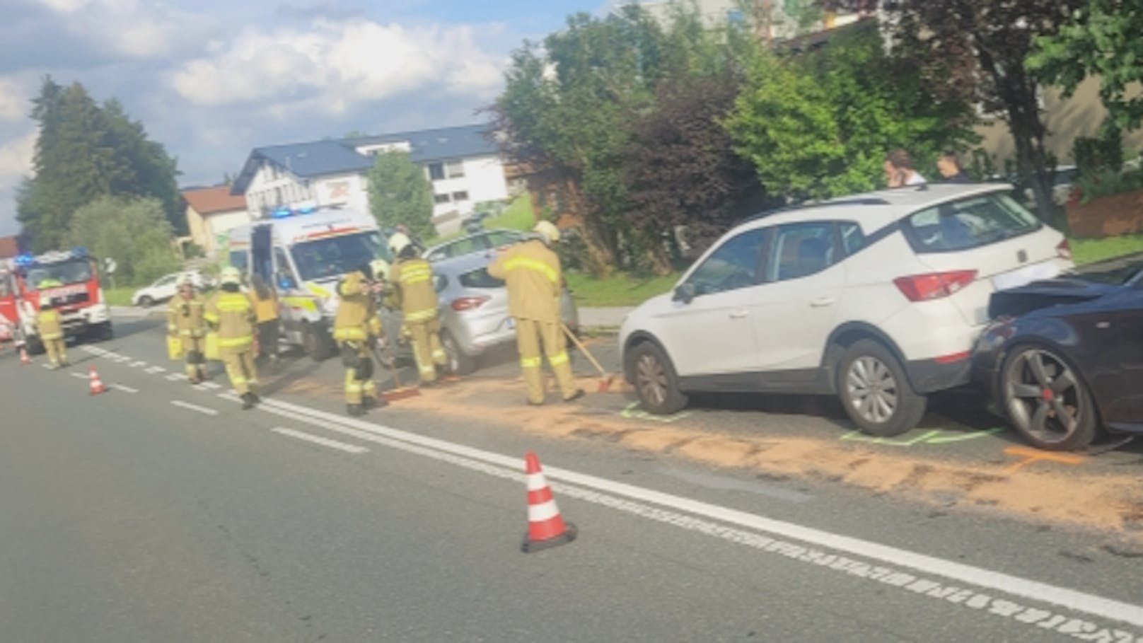 4 Verletzte bei Karambolage – Kind unter Opfern