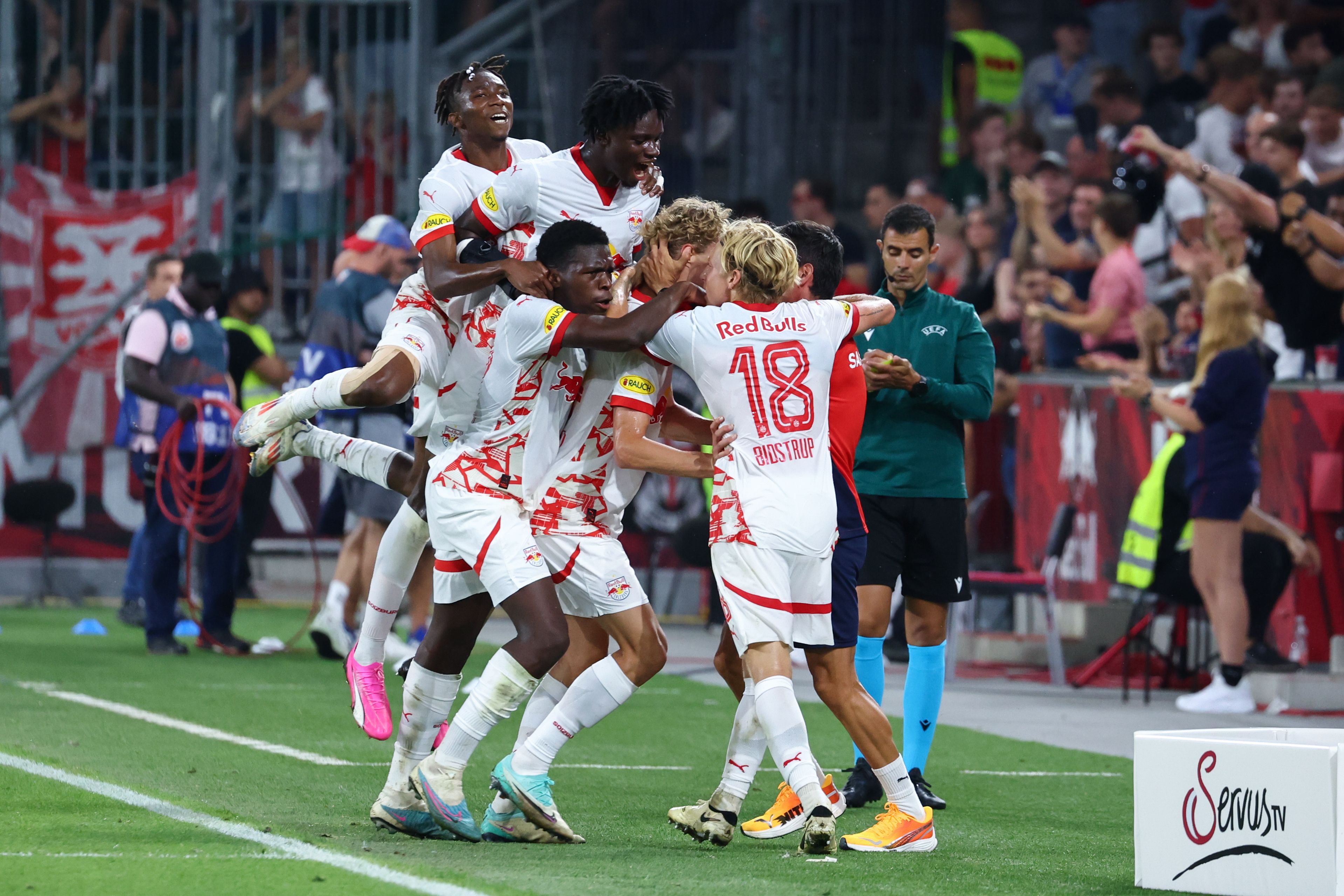 Salzburg durfte gegen Twente jubeln.