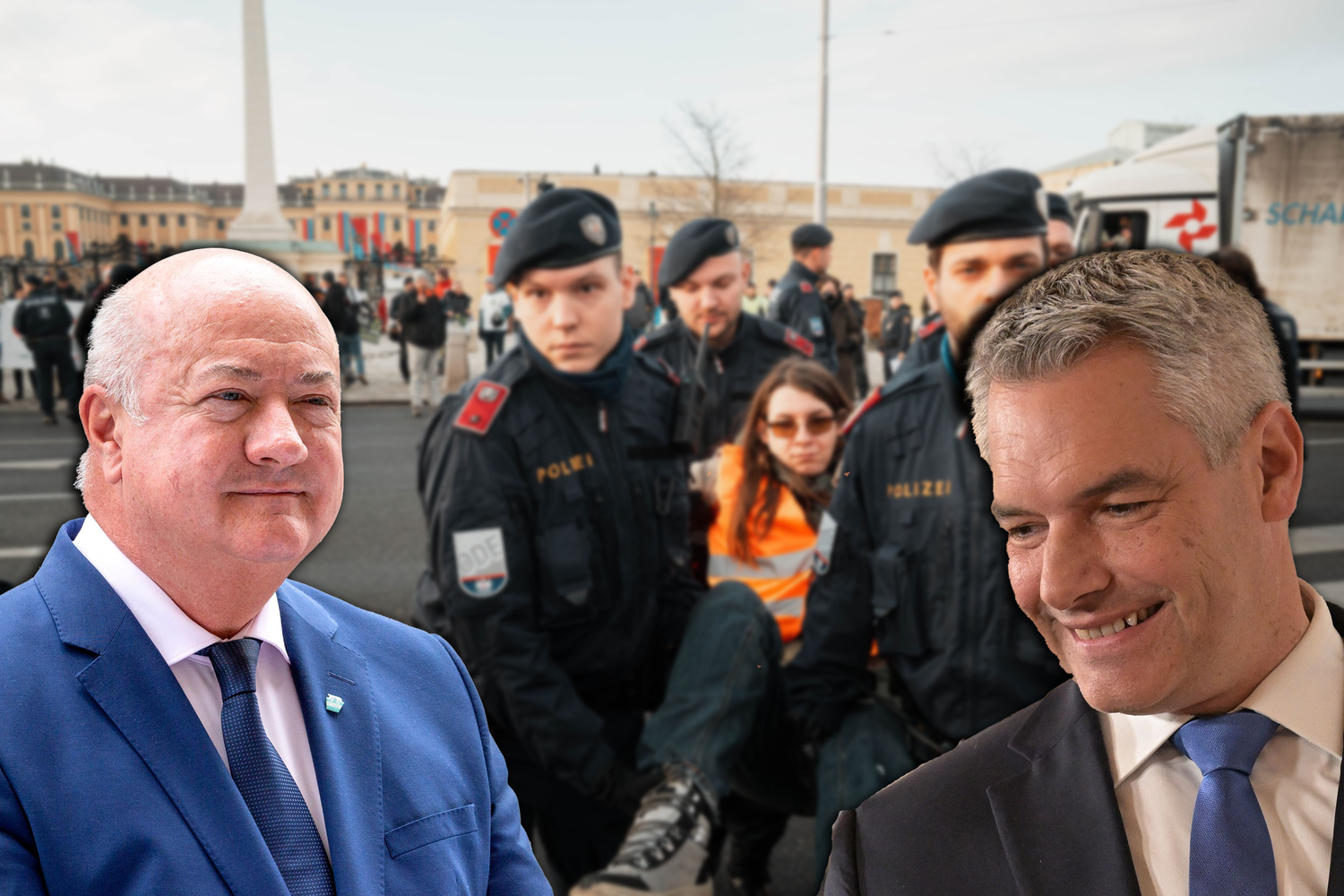 Am Dienstag hat sich die Letzte Generation offiziell aufgelöst. VP-Generalsekretär Stocker und Bundeskanzler Nehammer sind erfreut.