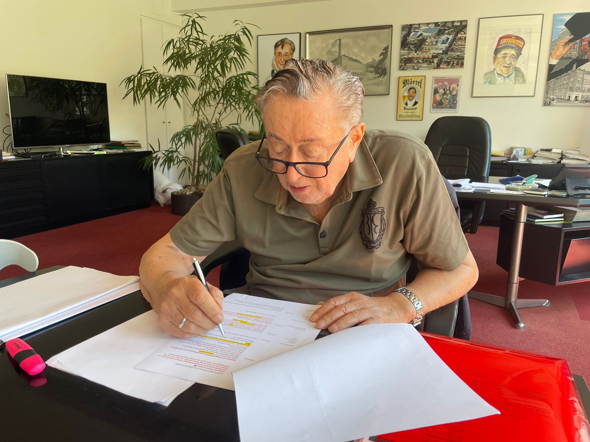 Richard Lugner ist voller Tatendrang!