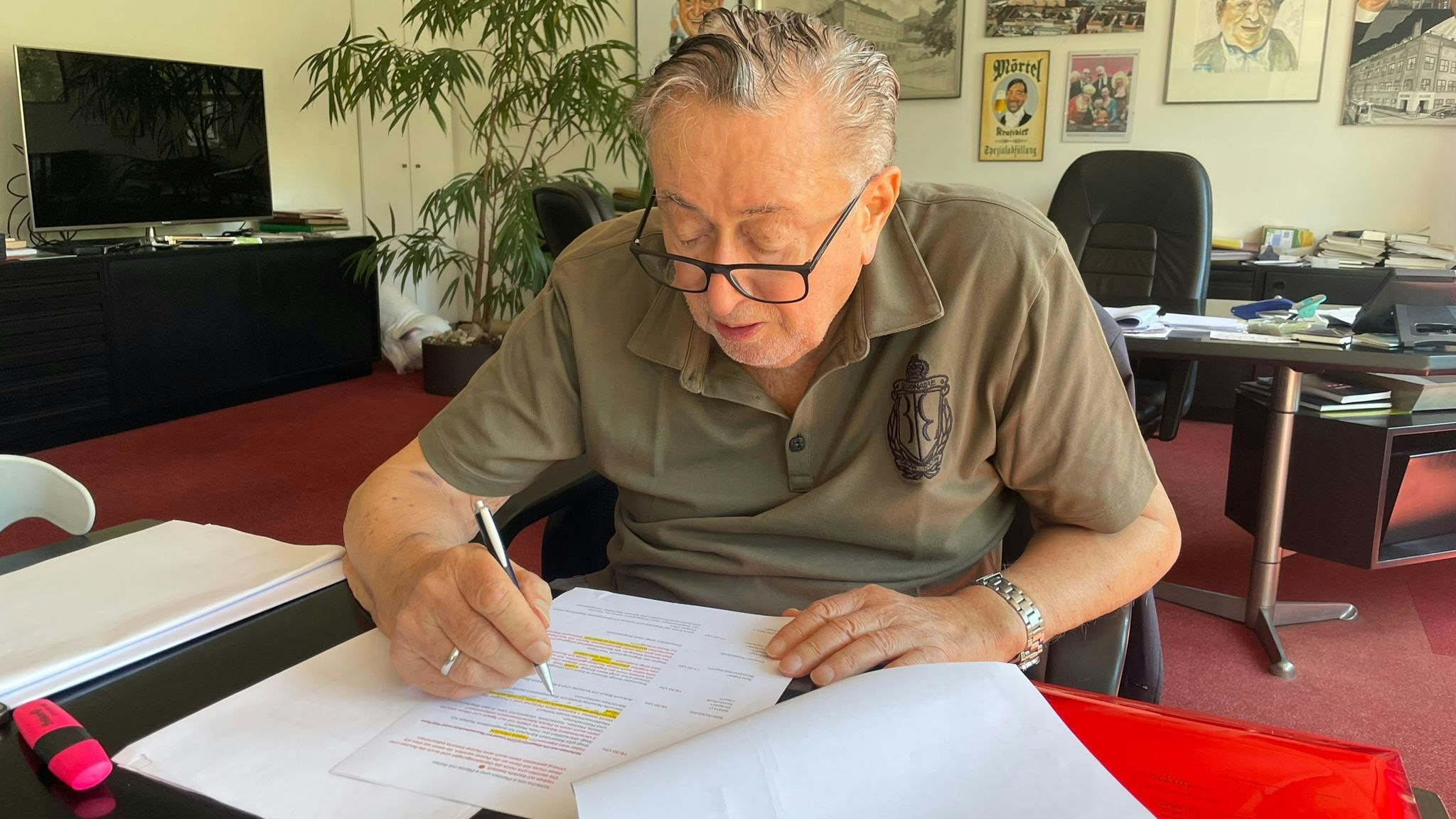 Richard Lugner ist voller Tatendrang!