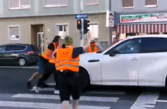 Der Vorfall sorgte für Aufregung: In Linz fuhr in der Vorwoche ein Mann auf Aktivisten los.