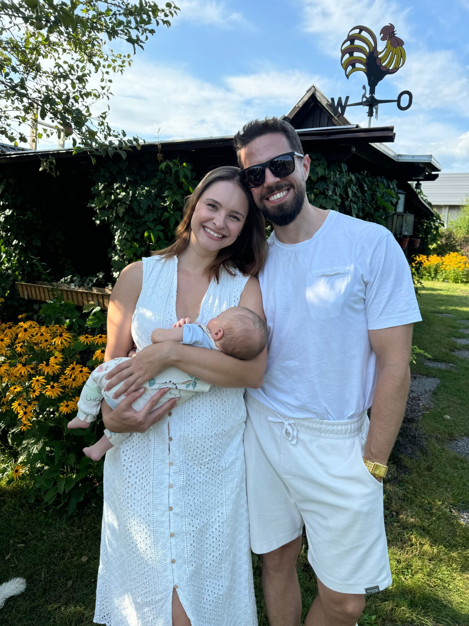 Julia Furdea mit Ehemann Christian und Sohn Mateo