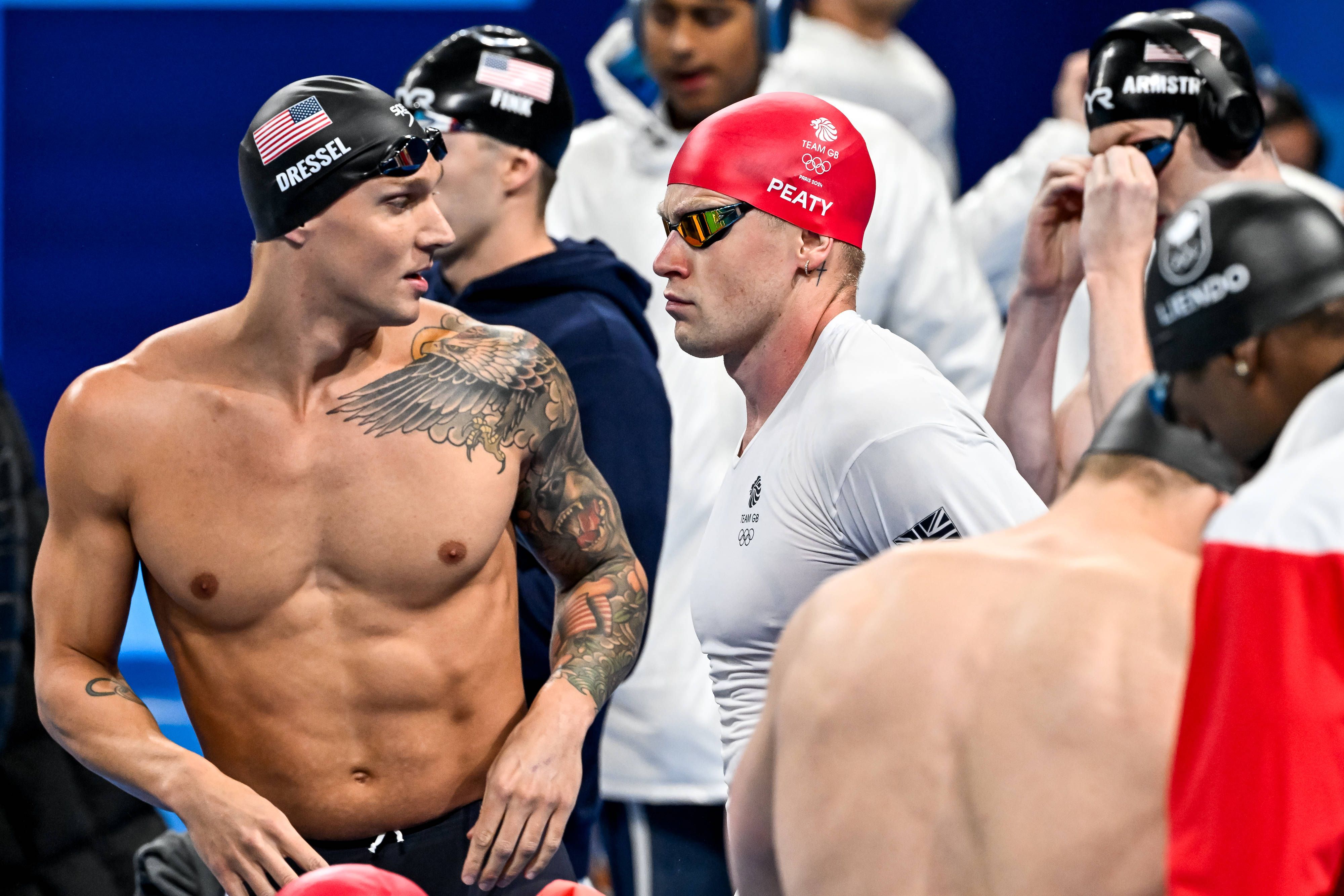 Schwimmer Adam Peaty gewann über 100 Meter Rücken Silber.