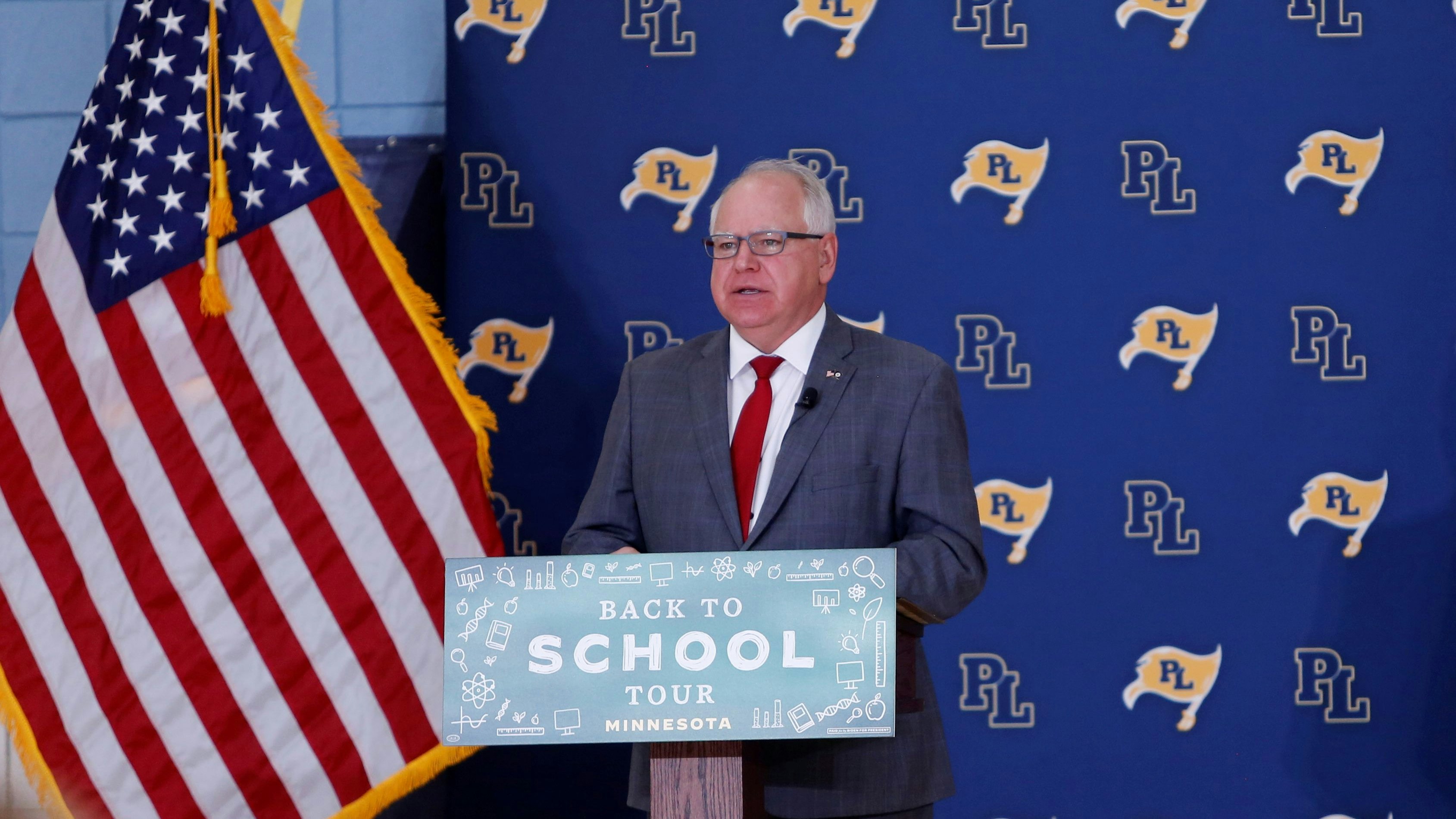 Heute.at - Tim Walz wird Vize-Kandidat von Kamala Harris