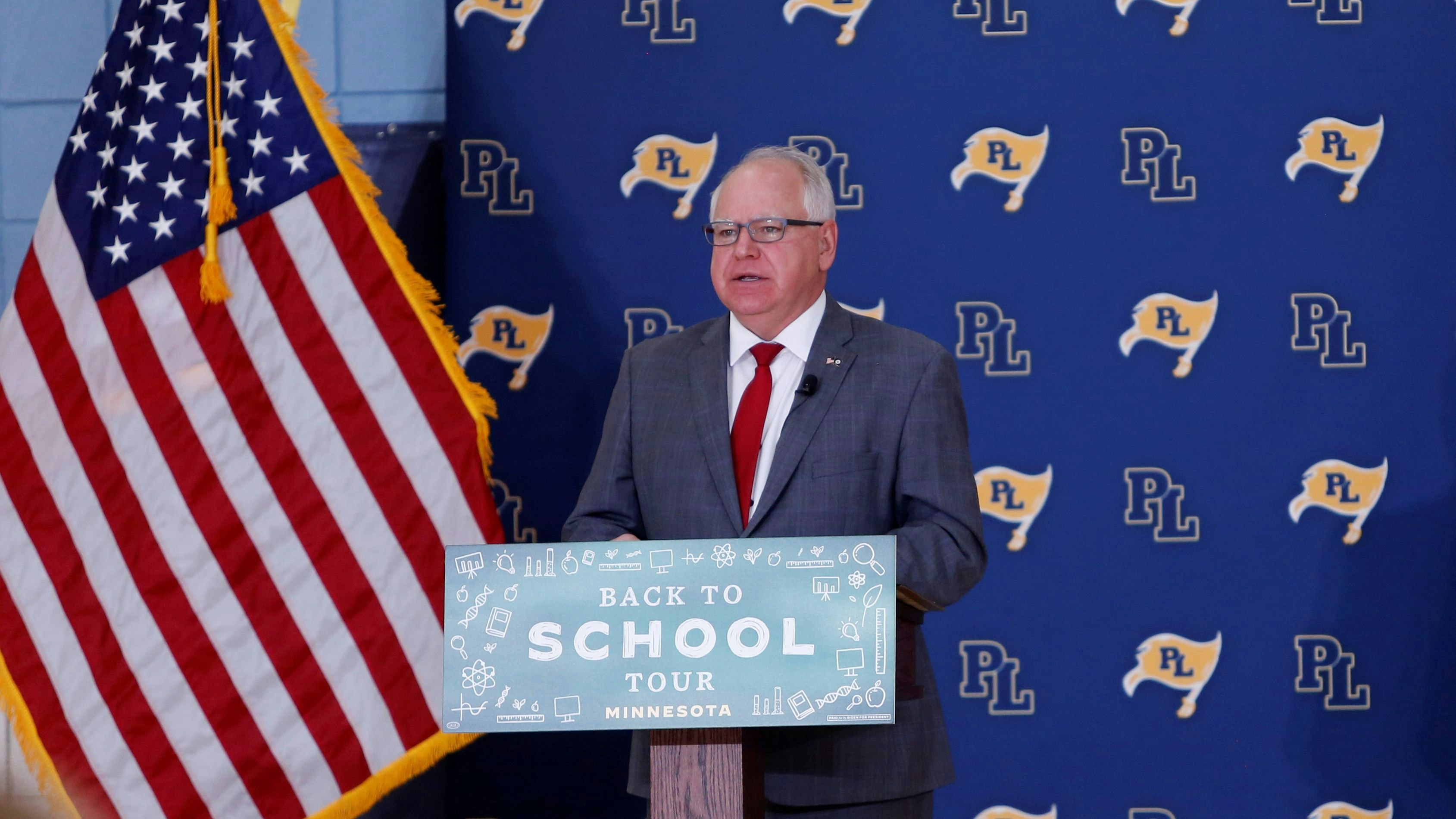 Tim Walz wird womöglich nächster Vizepräsident der USA. 