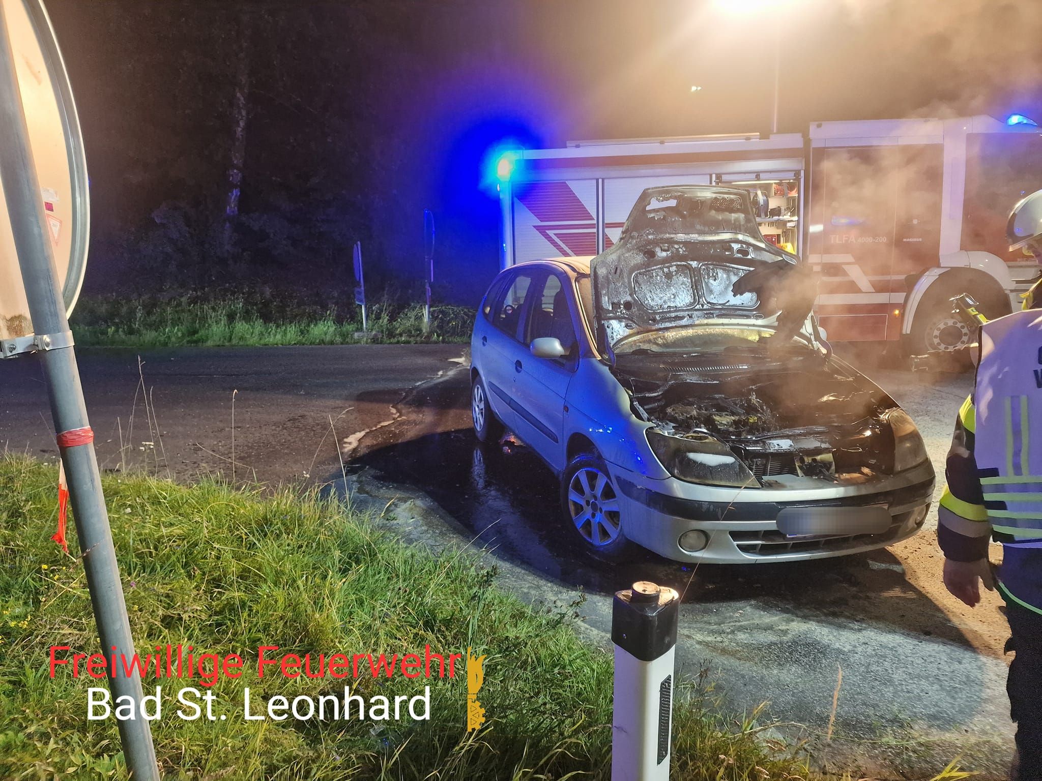 Die Feuerwehr war rasch vor Ort und konnte den Brand löschen.